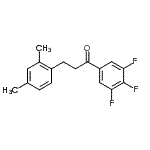 CAS 登录号：898794-60-0， 3-(2,4-二甲基苯基)-1-(3,4,5-三氟苯基)-1-丙酮