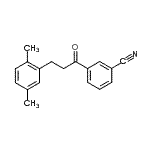 CAS 登录号：898794-88-2， 3-[3-(2,5-二甲基苯基)丙酰]苯甲腈