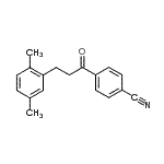 CAS 登录号：898794-90-6， 4-[3-(2,5-二甲基苯基)丙酰]苯甲腈