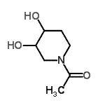 CAS 登录号：89895-83-0， 1-(3,4-二羟基-1-哌啶基)乙酮