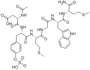 CAS 登录号：89911-65-9， 乙酰基-天冬氨酰-磺基酪氨酰-蛋氨酰-甘氨酰-色氨酰-蛋氨酰胺