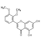 CAS 登录号：89971-01-7， 2-(2,3-二甲氧基苯基)-5,7-二羟基-4H-苯并吡喃-4-酮