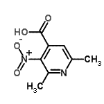 CAS 登录号：89977-02-6， 2,6-二甲基-3-硝基异烟酸