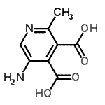 CAS 登录号：89977-06-0， 5-氨基-2-甲基-3,4-吡啶二甲酸