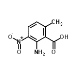 CAS 登录号：89977-14-0， 2-氨基-6-甲基-3-硝基苯甲酸