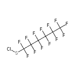 CAS#: 89987-98-4, 1-(Chlorosulfanyl)-1,1,2,2,3,3,4,4,5,5,6,6,6-tridecafluorohexane