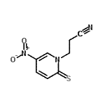 CAS 登录号：90004-27-6， 3-(5-硝基-2-硫代-1(2H)-吡啶基)丙腈