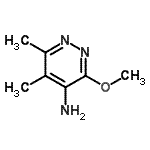 CAS#: 90008-49-4, 3-Methoxy-5,6-dimethyl-4-pyridazinamine