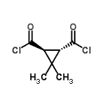 CAS 登录号：90044-07-8， (1S,2S)-3,3-二甲基-1,2-环丙烷二羰基二氯化物