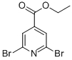 CAS 登录号：90050-70-7， 2,6-二溴吡啶-4-羧酸乙酯