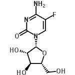 CAS 登录号：9007-81-2， 4-氨基-1-(beta-D-阿拉伯呋喃糖基)-5-氟-2(1H)-嘧啶酮