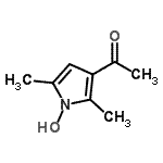 CAS 登录号：90087-13-1， 1-(1-羟基-2,5-二甲基-1H-吡咯-3-基)乙酮
