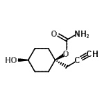 CAS#: 90105-75-2, cis-4-Hydroxy-1-(2-propyn-1-yl)cyclohexyl carbamate