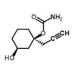 CAS#: 90105-76-3, (1S,3S)-3-Hydroxy-1-(2-propyn-1-yl)cyclohexyl carbamate