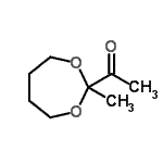 CAS 登录号：90113-59-0， 1-(2-甲基-1,3-二氧杂环庚烷-2-基)乙酮