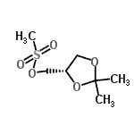 CAS#: 90129-42-3, [(4S)-2,2-Dimethyl-1,3-dioxolan-4-yl]methyl methanesulfonate