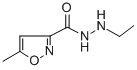 CAS#: 90221-27-5, N'-Ethyl-5-methyl-isoxazole-3-carbohydrazide