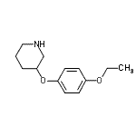 CAS#: 902837-36-9, 3-(4-Ethoxyphenoxy)piperidine