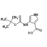CAS#: 903094-22-4, 4-({[(2-Methyl-2-propanyl)oxy]carbonyl}amino)-1H-pyrrole-3-carboxylic acid