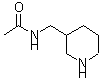 CAS 登录号：90346-06-8， N-(3-哌啶基甲基)乙酰胺