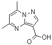 CAS 登录号：90349-23-8， 5,7-二甲基吡唑并[1,5-a]嘧啶-3-羧酸