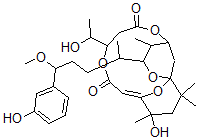 CAS 登录号：90359-06-1， 17-去溴-2,3-二去氢-3-脱氧-4-羟基海兔毒素
