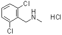 CAS#: 90389-15-4, 2,6-Dichloro-N-Methyl-Benzenemethanamine Hydrochloride (1:1)