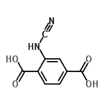 CAS 登录号：90418-83-0， 2-(氰基氨基)对苯二甲酸