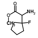 CAS 登录号：90428-04-9， 甲基氨基(1-氟环戊基)乙酸酯