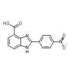 CAS 登录号：904817-17-0， 2-(4-硝基苯基)-1H-苯并咪唑-4-羧酸