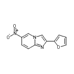 CAS 登录号：904818-21-9， 2-(2-呋喃基)-6-硝基咪唑并[1,2-a]吡啶