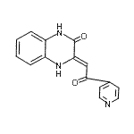 CAS#: 904818-35-5, (3Z)-3-[2-Oxo-2-(4-pyridinyl)ethylidene]-3,4-dihydro-2(1H)-quinoxalinone