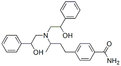 CAS#: 90505-66-1, 4-(3-(Bis(beta-hydroxyphenethyl)amino)butyl)benzamide