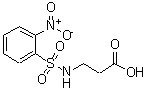 CAS#: 90558-39-7, N-[(2-Nitrophenyl)sulfonyl]-beta-alanine