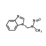 CAS#: 90558-62-6, 1-(1H-Benzimidazol-1-yl)-N-methyl-N-nitrosomethanamine