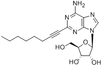 CAS 登录号：90596-75-1， 2-辛炔基腺苷