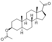 CAS 登录号：906-83-2， 别孕烯醇酮醋酸酯