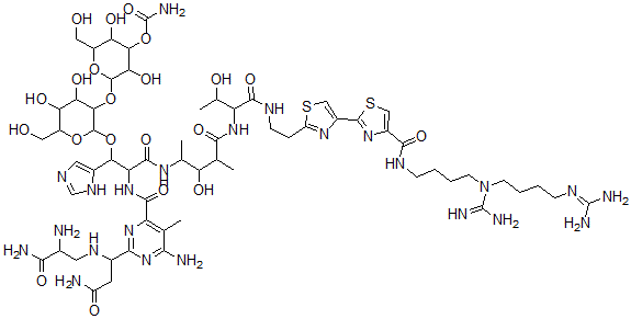CAS 登录号：9060-11-1， 博来霉素 B4
