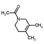 CAS#: 90608-14-3, 1-(3,4-dimethyl-5,6-dihydro-2H-pyridin-1-yl)ethanone