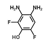 CAS 登录号：906081-33-2， 3,4-二氨基-2,6-二氟苯酚