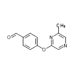 CAS#: 906353-01-3, 4-[(6-Methyl-2-pyrazinyl)oxy]benzaldehyde