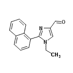 CAS#: 906477-09-6, 1-Ethyl-2-(1-naphthyl)-1H-imidazole-4-carbaldehyde