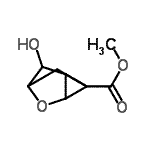CAS#: 90687-25-5, Methyl 5-hydroxy-3-oxatricyclo[2.2.1.0<sup>2,6</sup>]heptane-1-carboxylate