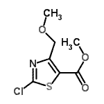 CAS 登录号：907543-81-1， 甲基2-氯-4-(甲氧基甲基)-1,3-噻唑-5-羧酸酯