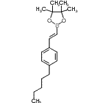 CAS#: 907626-13-5, 4,4,5,5-Tetramethyl-2-[(E)-2-(4-pentylphenyl)vinyl]-1,3,2-dioxaborolane