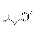 CAS#: 90767-76-3, 2-(4-Chlorophenyl)cyclopropanecarbonyl chloride