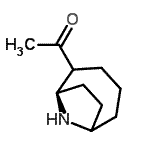 CAS#: 90821-01-5, 1-[(1R)-9-Azabicyclo[4.2.1]non-2-yl]ethanone