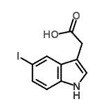 CAS#: 90841-87-5, (5-Iodo-1H-indol-3-yl)acetic acid