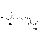 CAS#: 908495-37-4, 4-[(Isobutyrylamino)methyl]benzoic acid