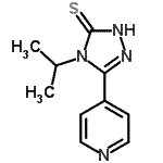 CAS#: 90871-43-5, 4-Isopropyl-5-(4-pyridinyl)-4H-1,2,4-triazole-3-thiol